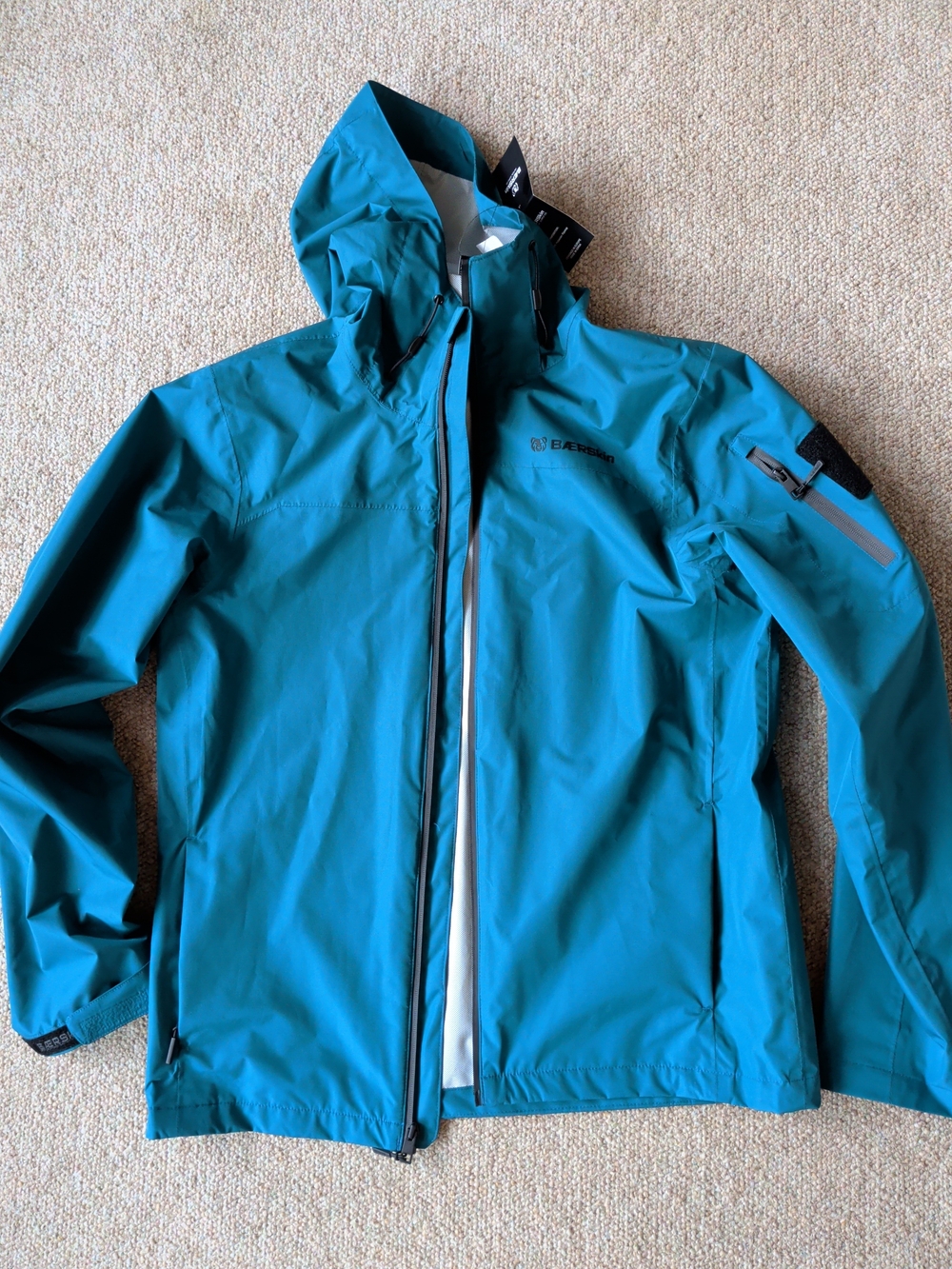 BÆRSkin Heavy-Storm Rain Jacket 2.0 Mens S Dark Teal NWT